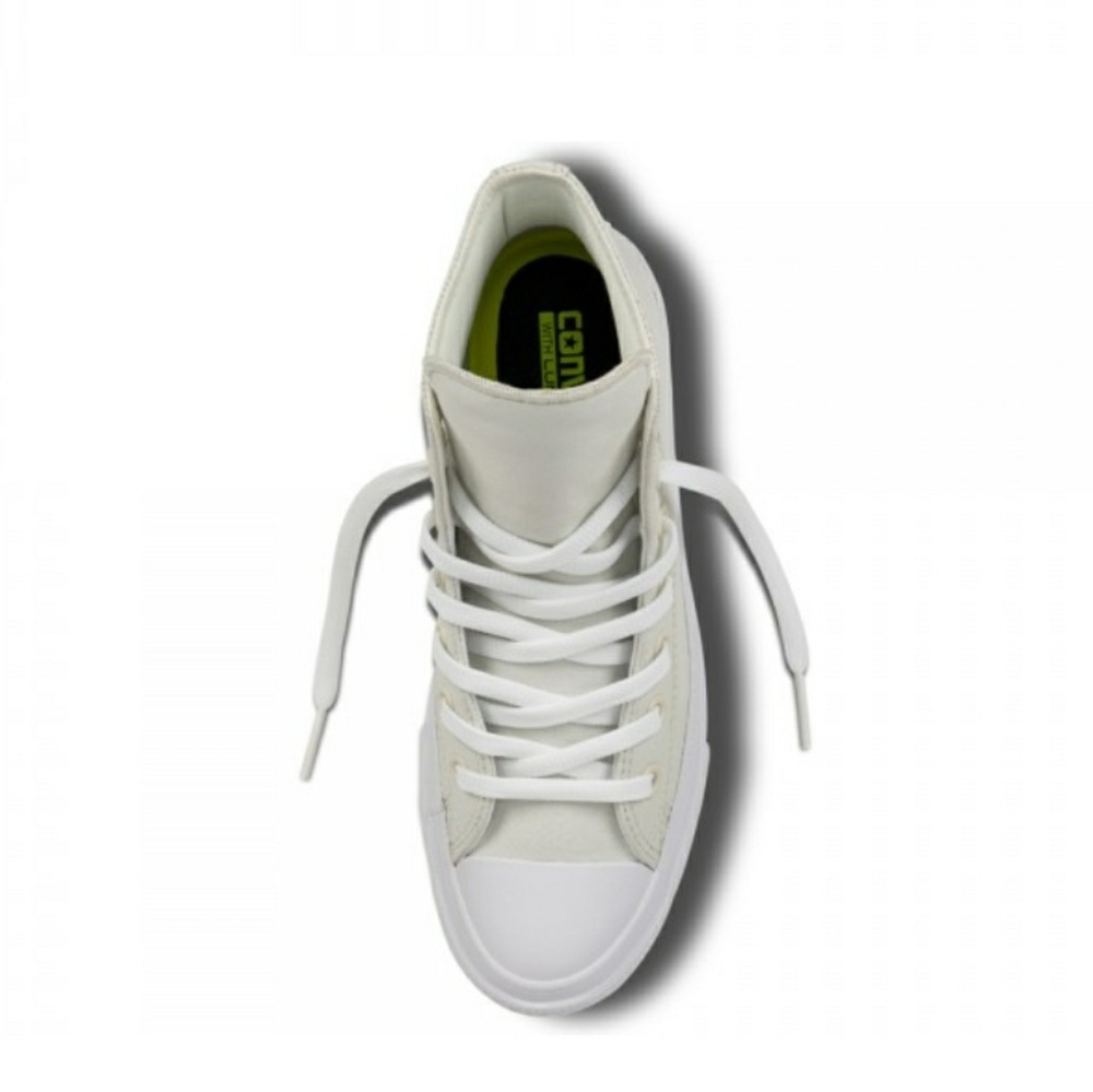 🔥NWT Converse Chuck II 2 Leather Buff Shoes - Picture 6 of 8